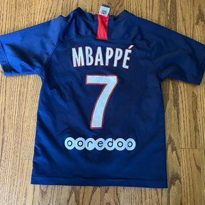 Youth Mbappe Soccer Jersey - Size 10 Year Old